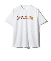 スポルディング（SPALDING）バスケットボールウェア ジュニア 半袖Tシャツ グラフィティ ロゴ SJT26060WH