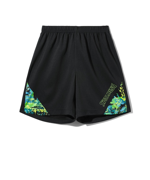 スポルディング（SPALDING）バスケットボールウェア ジュニア ショーツ グラフィティ ヘム SJP26061BKGR