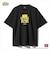 スポルディング（SPALDING）バスケットボールウェア 半袖Tシャツ スポンジボブ モノクローム SMT26032SBK