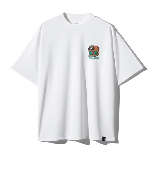 スポルディング（SPALDING）バスケットボールウェア 半袖Tシャツ ビーグルズ SMT26015WH