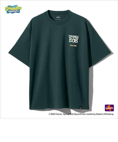 スポルディング（SPALDING）バスケットボールウェア Tシャツ スポンジボブ カートゥーン SMT26033SSP