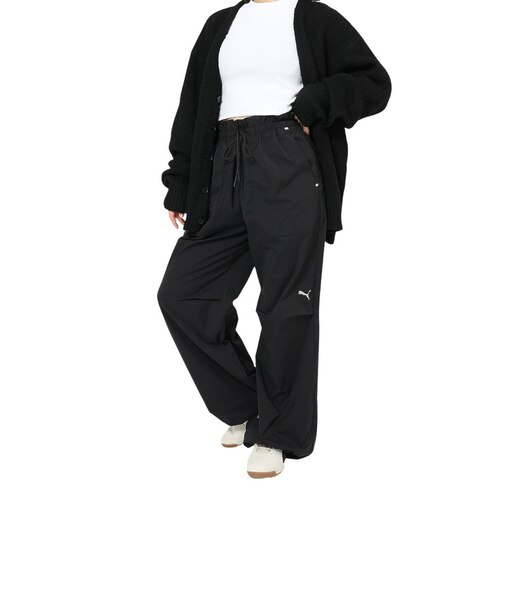 プーマ（PUMA）ESS エレベーテッド ウーブン パンツ 693756 01 BLK