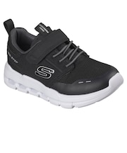 スケッチャーズ（SKECHERS）ジュニアスニーカー ボーイズ スポーツシューズ グライド ステップ フロー ブラック 404172L-BLK カジュアルシュ…