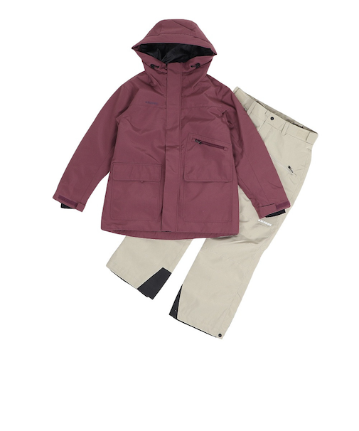 BonFire（ボンファイアー）スノーウェア 上下セット ビッグ フード 80BNF5FSP2386 PUR