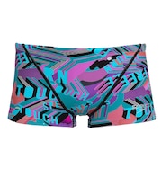 スピード（SPEEDO）競泳水着 メンズ 水泳 ワーディングス トライプスターンズ ボックス 紫 パープル M-LLサイズ ST52606 MT