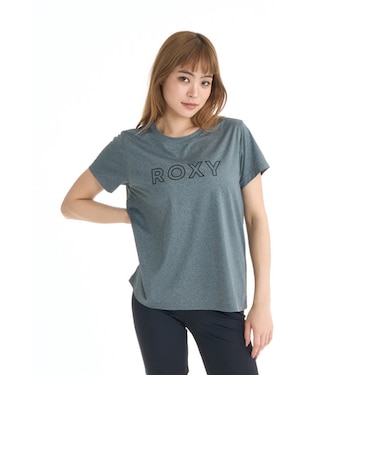 ロキシー（ROXY）フィットネス 半袖Tシャツ MY 1ST ROXY 26SPRST261531GRY