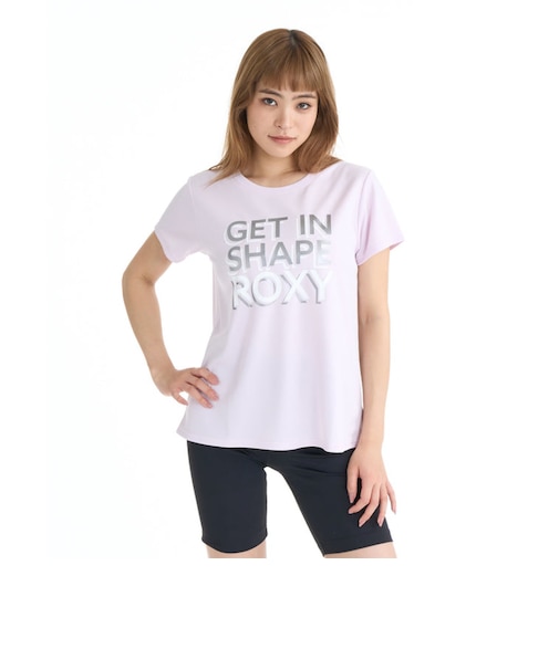 ロキシー（ROXY）フィットネス 半袖Tシャツ STEP BY STEP 26SPRST261538LPK