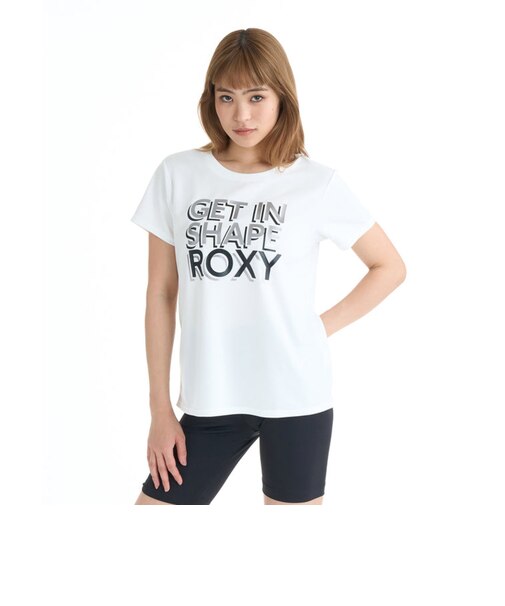 ロキシー（ROXY）フィットネス 半袖Tシャツ STEP BY STEP 26SPRST261538WHT