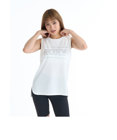 ロキシー（ROXY）フィットネス タンクトップ GO WITH YOU 26SPRSL261539WHT