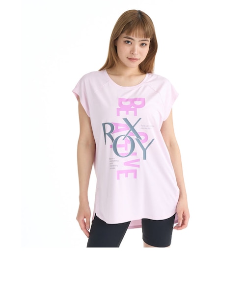 ロキシー（ROXY）フィットネス 半袖Tシャツ OWN YOUR PACE 26SPRST261537PNK
