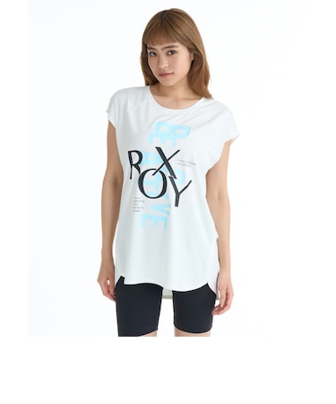 ロキシー（ROXY）フィットネス 半袖Tシャツ OWN YOUR PACE 26SPRST261537WHT