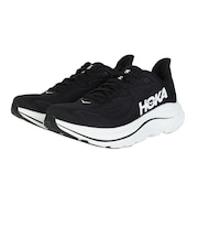 ホカ（HOKA）ランニングシューズ ジョギングシューズ クリフトン 10 ワイド ブラック ホワイト 1162032-BWHT  スポーツ シューズ