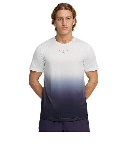 プーマ（PUMA）トレーニング HYROXポリ グラフィック 半袖 Tシャツ 528519 52 WHT