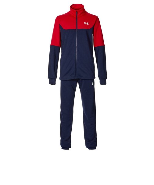 アンダーアーマー（UNDER ARMOUR）ジュニア カラーブロック ビッグロゴ トラックスーツ 上下セット 6012490 410
