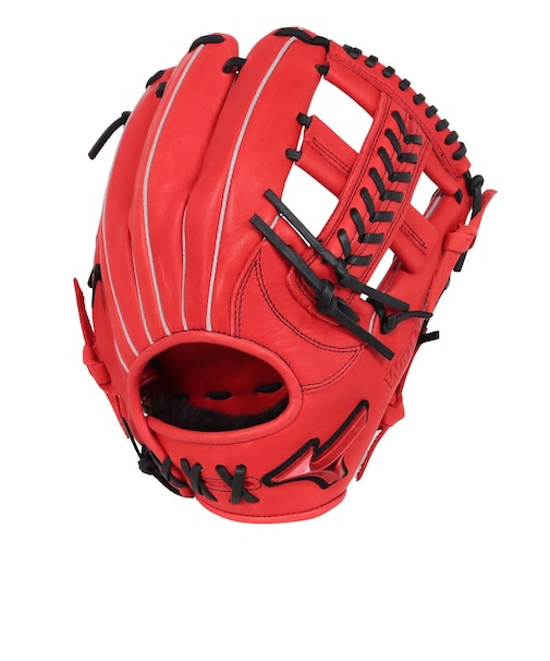 ミズノ（MIZUNO）軟式用グラブ 内野手 野球グローブ 一般 NB ウィルドライブレッド 1AJGR34603 7009