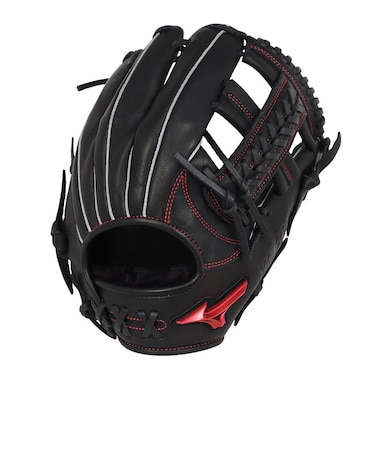 ミズノ（MIZUNO）軟式用グラブ 内野手 野球グローブ 一般 NB ウィルドライブ レッド 1AJGR34603 09