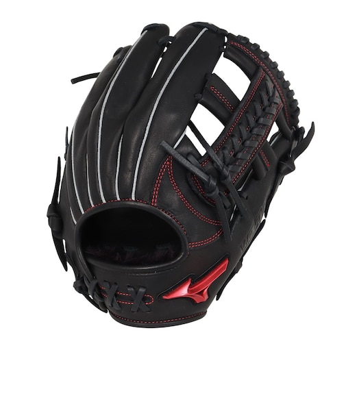 ミズノ（MIZUNO）軟式用グラブ 内野手 野球グローブ 一般 NB ウィルドライブ レッド 1AJGR34603 09