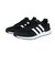 アディダス（adidas）スニーカー スポーツシューズ ラン 60s 4.0 M ブラック OMT69-JR6622 スポーツ カジュアル シューズ