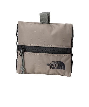 ザ・ノース・フェイス（THE NORTH FACE）ポーチ ビルビーフラットポーチS ブラウン NN22607 MR 正方形 Sサイズ