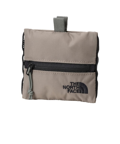 ザ・ノース・フェイス（THE NORTH FACE）ポーチ ビルビーフラットポーチS ブラウン NN22607 MR 正方形 Sサイズ
