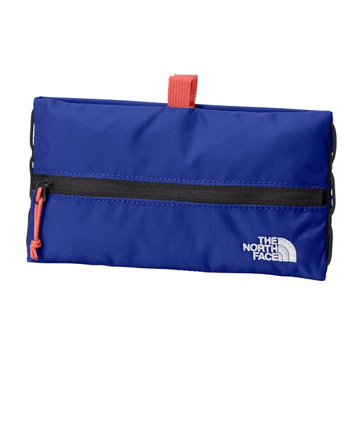 ザ・ノース・フェイス（THE NORTH FACE）ポーチ ビルビーフラットポーチL 青 NN22605 AB 長方形 Lサイズ