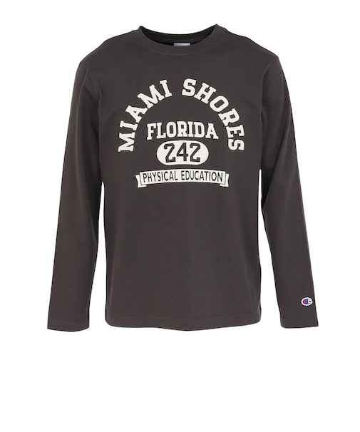 チャンピオン-ヘリテイジ（CHAMPION-HERITAGE）BA COLLEGE PRINT 長袖Tシャツ C3-D411  055