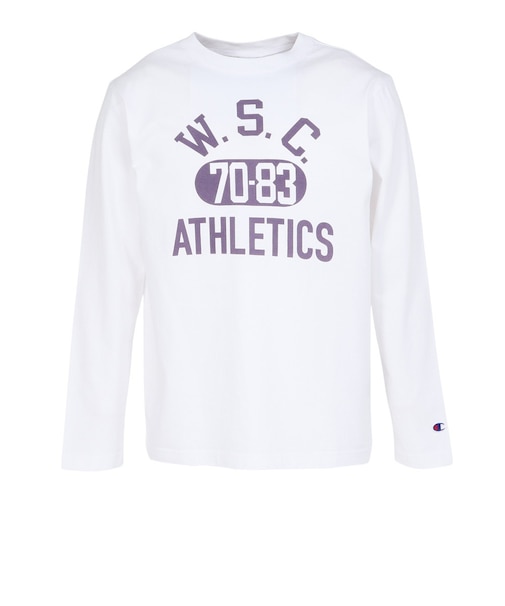チャンピオン-ヘリテイジ（CHAMPION-HERITAGE）BA COLLEGE PRINT 長袖Tシャツ C3-D412  016