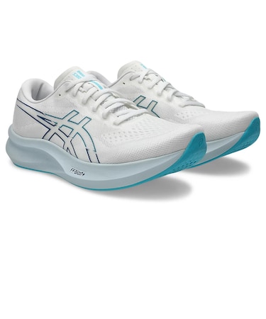 アシックス（ASICS）ランニングシューズ ジョギングシューズ エボライド スピード 3 ホワイト ブルー 1011B969.101 スポーツシューズ