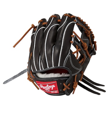 ローリングス（Rawlings）硬式用グラブ 内野手用 野球グローブ 一般 プロプリウィザード02 N52MG B GH6PW2N52MG-B