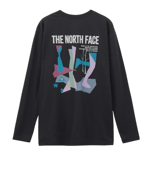 ザ・ノース・フェイス（THE NORTH FACE）ロングスリーブ ES レトロ トレイルTシャツ NT32682 K