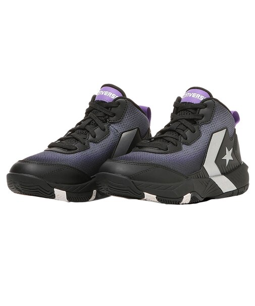 コンバース（CONVERSE）ジュニアバスケットシューズ バッシュ VICSTAR MD ヴィックスター B/P/S 33500481