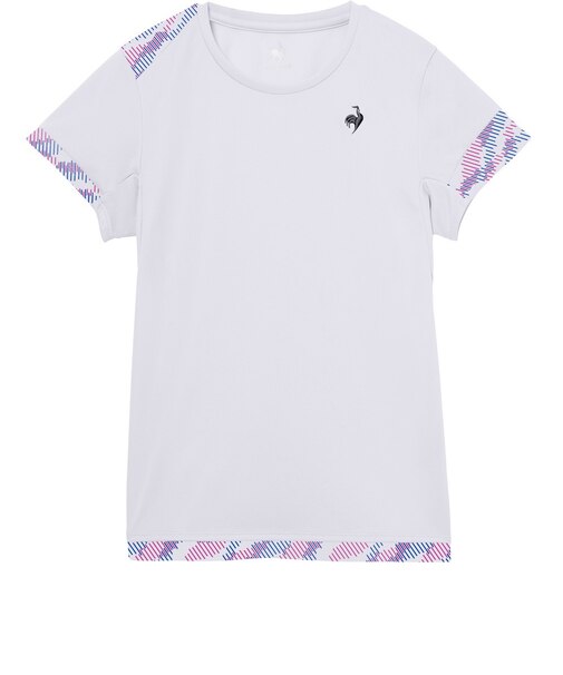 ルコックスポルティフ（lecoqsportif）テニスウェア ゲームシャツ LN6SHT22L WH00