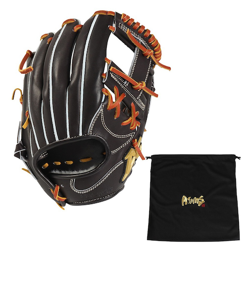 アトムズ（ATOMS）硬式用グラブ 内野手用 野球グローブ 一般 ネオプロフェッショナルライン APL-NE026 DBRN