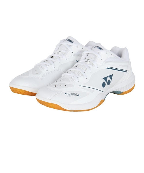 Yonex バドミントンシューズ ホワイト ヨネックス（YONEX）バドミントンシューズ パワークッション65Zメン
