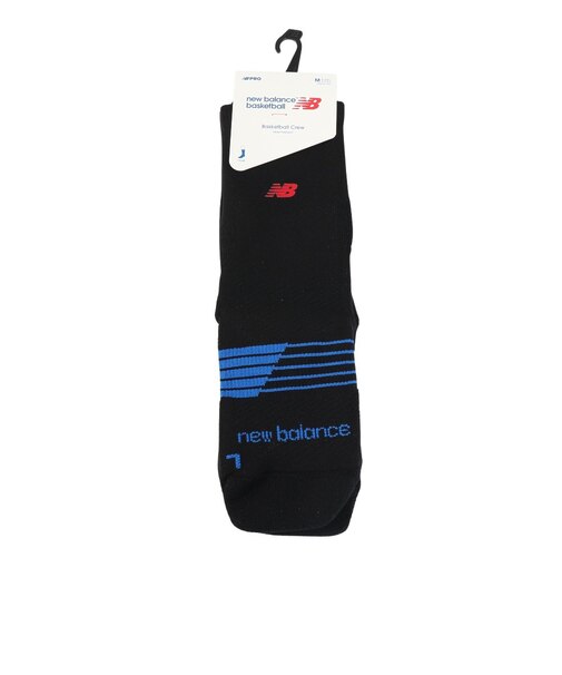 ニューバランス（new balance）バスケットボール ソックス フープスクルー AC5723IBK