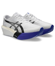 アシックス（ASICS）ランニングシューズ マラソン メタスピード スカイ トーキョー ホワイト ブルー 1013A162.101 お一人様一点まで