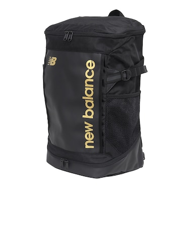 ニューバランス（new balance）リュック トップローディング バックパック 黒×ゴールド 35L AC3021SBLG デイバッグ 大容量 撥水