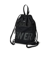 ニューエラ（NEW ERA）ナップサック デイサック 150D NEW ERAロゴ 黒 21L 14750913 ナップザック 手提げ付き サブバッグ