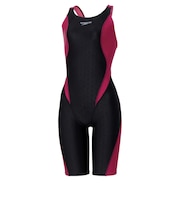 スピード（SPEEDO）競泳水着 レディース 水泳 フレックスシグマニューセミオープンバックニースキン2 WA承認モデル SCW12602F KW