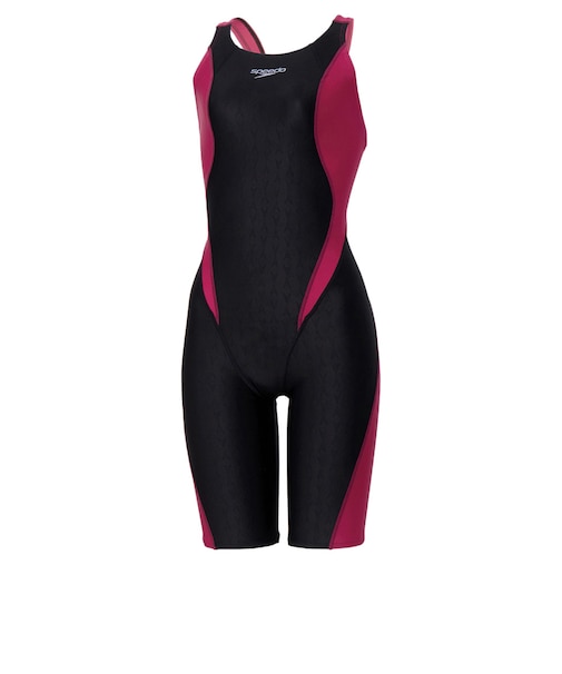 スピード（SPEEDO）競泳水着 レディース 水泳 フレックスシグマニューセミオープンバックニースキン2 WA承認モデル SCW12602F KW