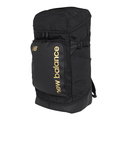 ニューバランス（new balance）リュック トップローディング バックパック 黒×ゴールド 40L AC7580WBLG デイバッグ 撥水 大容量