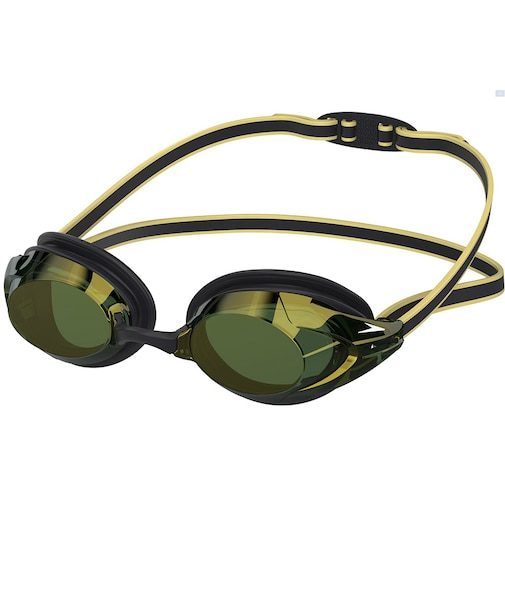 スピード（SPEEDO）水泳 ゴーグル ヴァンクイッシャー3.0ミラー WA承認モデル ブラック×ゴールド SE02551 KD