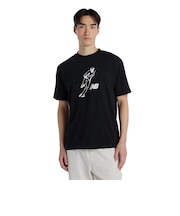 ニューバランス（new balance）大谷翔平オールウェイズオンロゴ半袖Tシャツ MT61V7X5BK