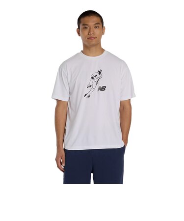 ニューバランス（new balance）大谷翔平オールウェイズオンロゴ半袖Tシャツ MT61V7X5WT