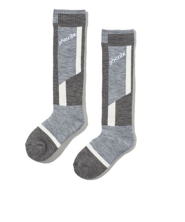 フェニックス（PHENIX）ジュニア ソックス ESB22SO10SILVER