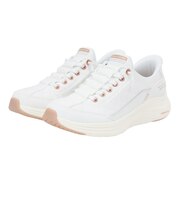 スケッチャーズ（SKECHERS）スニーカー カジュアルシューズ スリップインズ コンツアーフォーム コージーフィット ゴールデン アワー ホワイト ゴールド…