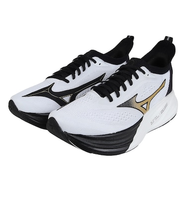 ミズノ（MIZUNO）ランニングシューズ ジョギングシューズ ネオ ゼン 2 ホワイト ゴールド J1GC268201 スポーツ シューズ