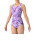 アリーナ（ARENA）フィットネス水着 フィットネスワンピース Uバック・差し込みパッド パープル M-LLサイズ AS5FWF20L PPPP