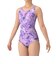 アリーナ（ARENA）フィットネス水着 フィットネスワンピース Uバック・差し込みパッド パープル M-LLサイズ AS5FWF20L PPPP