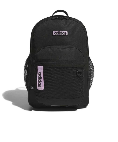 アディダス（adidas）リュック ウィメンズ バックトゥスクール バックパック リニアロゴ 黒×ピンク 32L MLY10-KE7431 デイバッグ 通勤 …